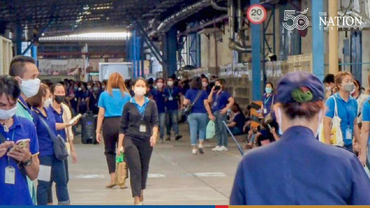Nonthaburi workers strike after Covid-hit factory stays open