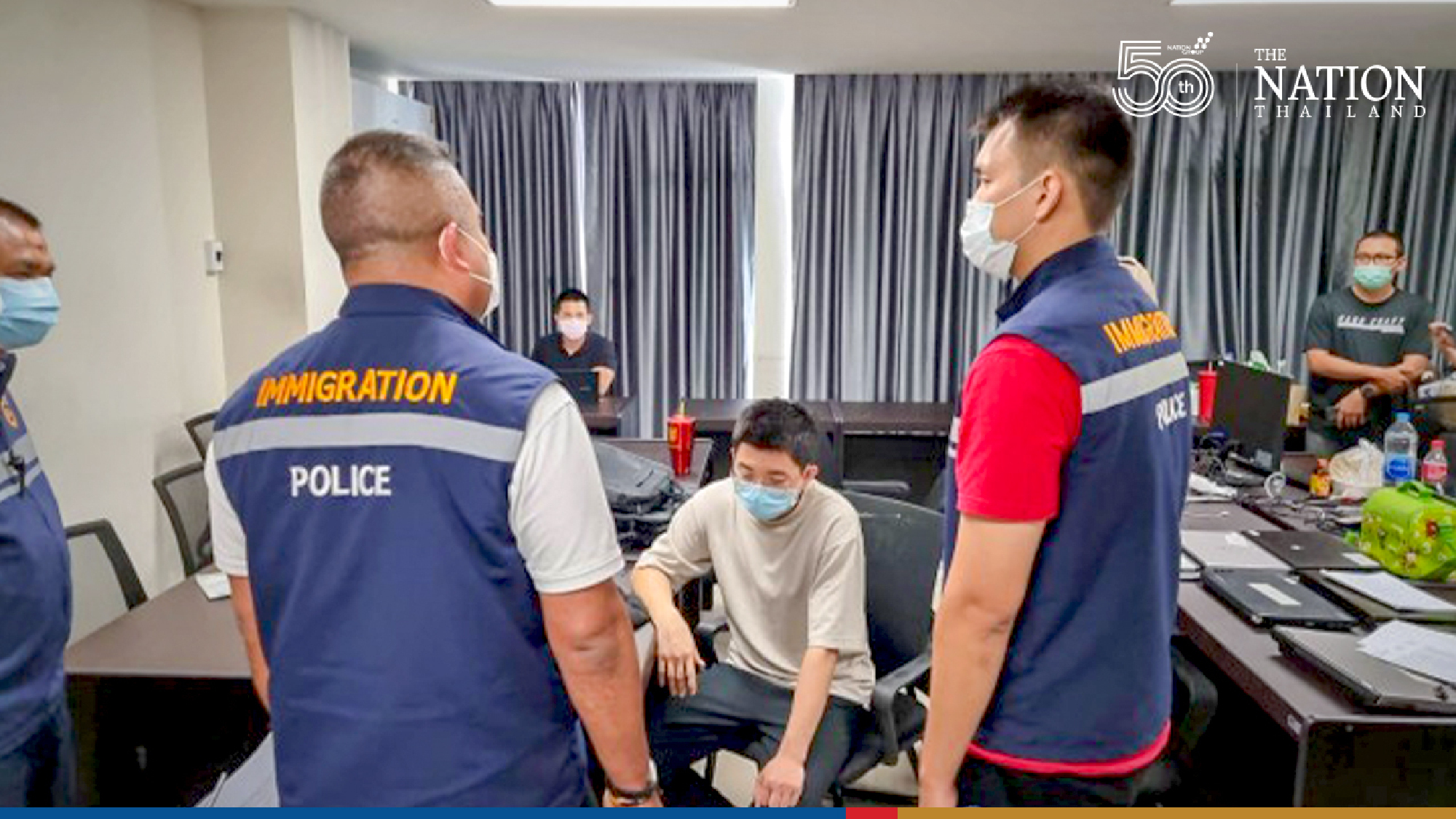 Loan shark gang run by Chinese national busted in Nonthaburi