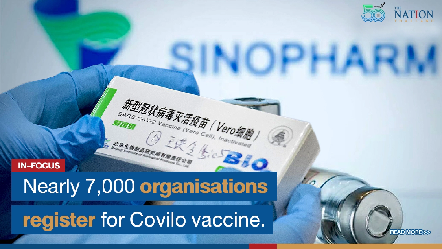 Nearly 7,000 organisations register for Covilo vaccine