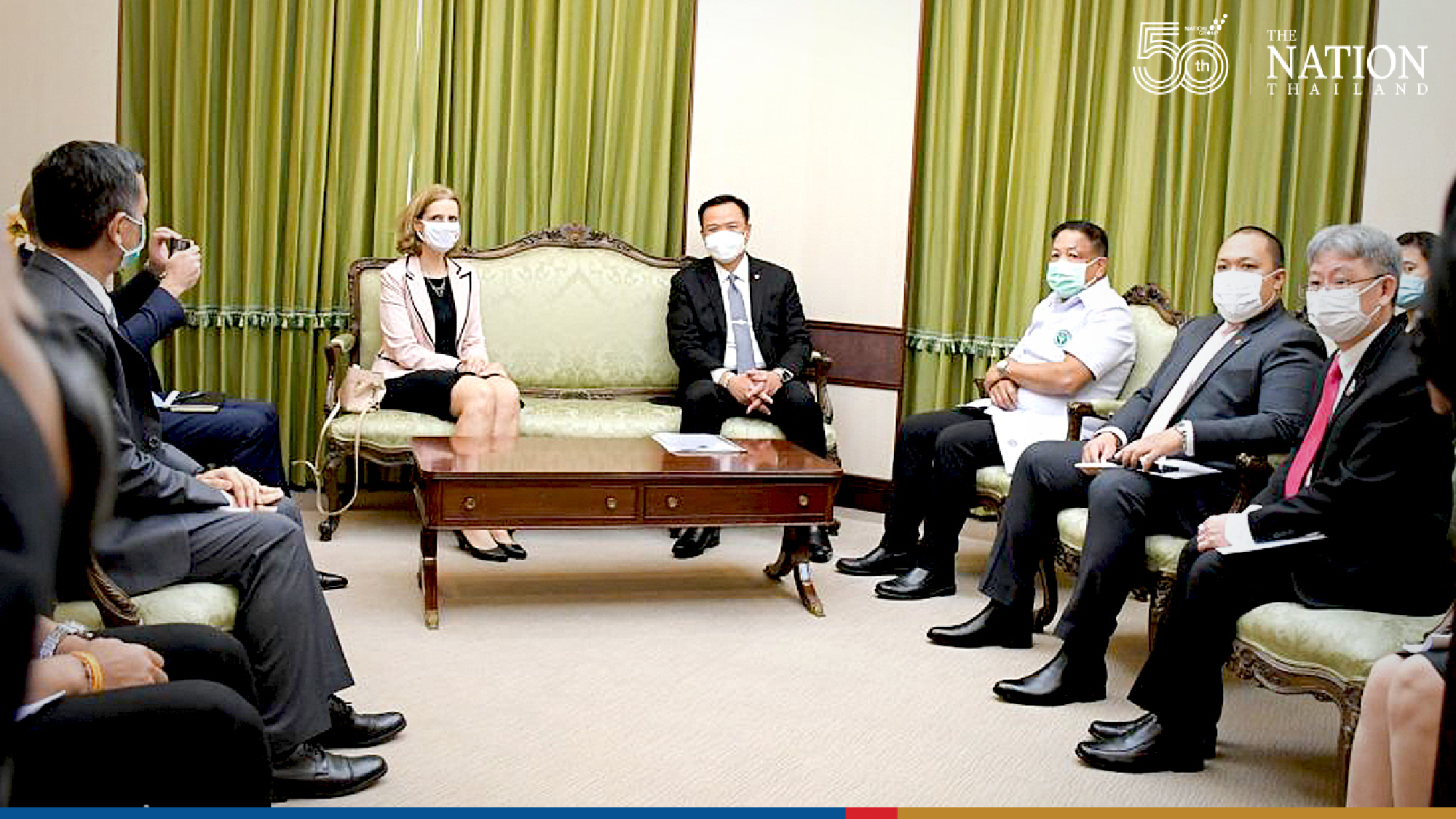 French, Belgian ambassadors meet Anutin to strike deals for jabs