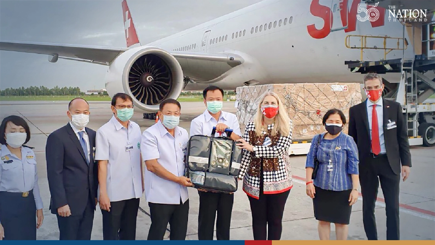 Switzerland flying in 26 tonnes of medical supplies to Bangkok Switzerland flying in 26 tonnes of medical supplies to Bangkok