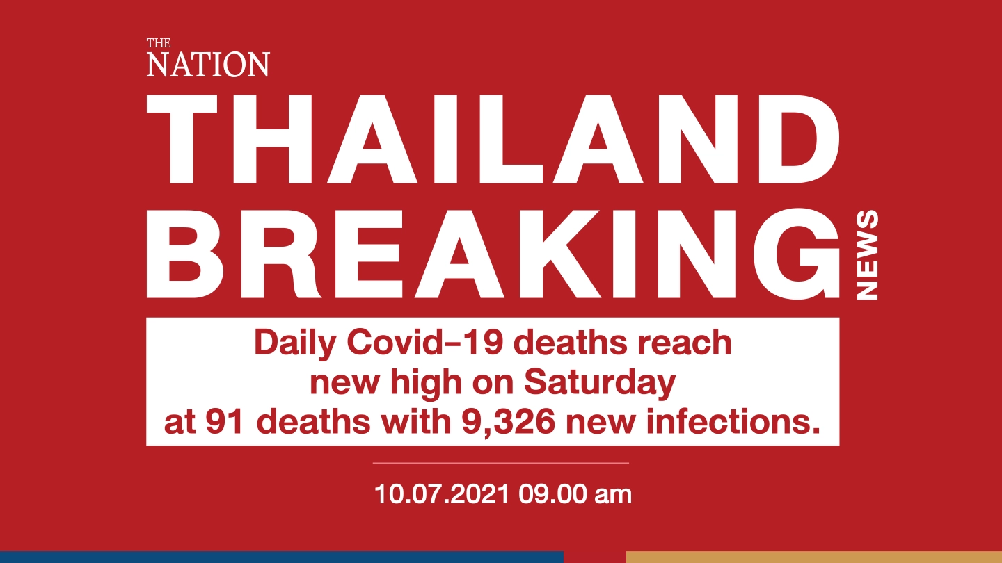 Daily Covid-19 deaths reach new high on Saturday at 91 deaths with 9,326 new infections