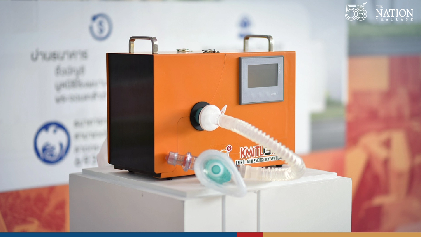 KMITL produces special ventilator bags for emergency services