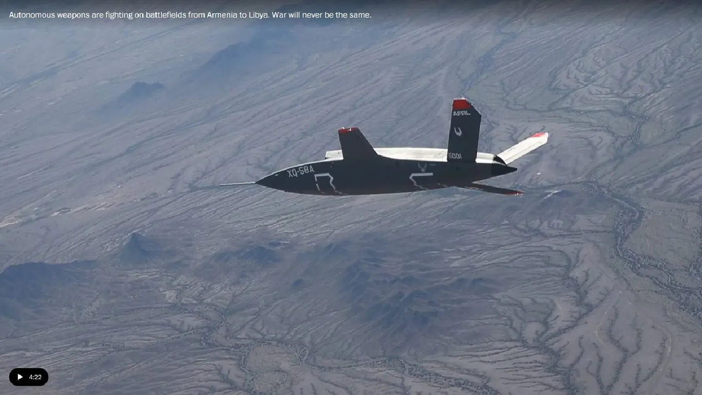 U.S. says humans will always be in control of AI weapons. But the age of autonomous war is already here.