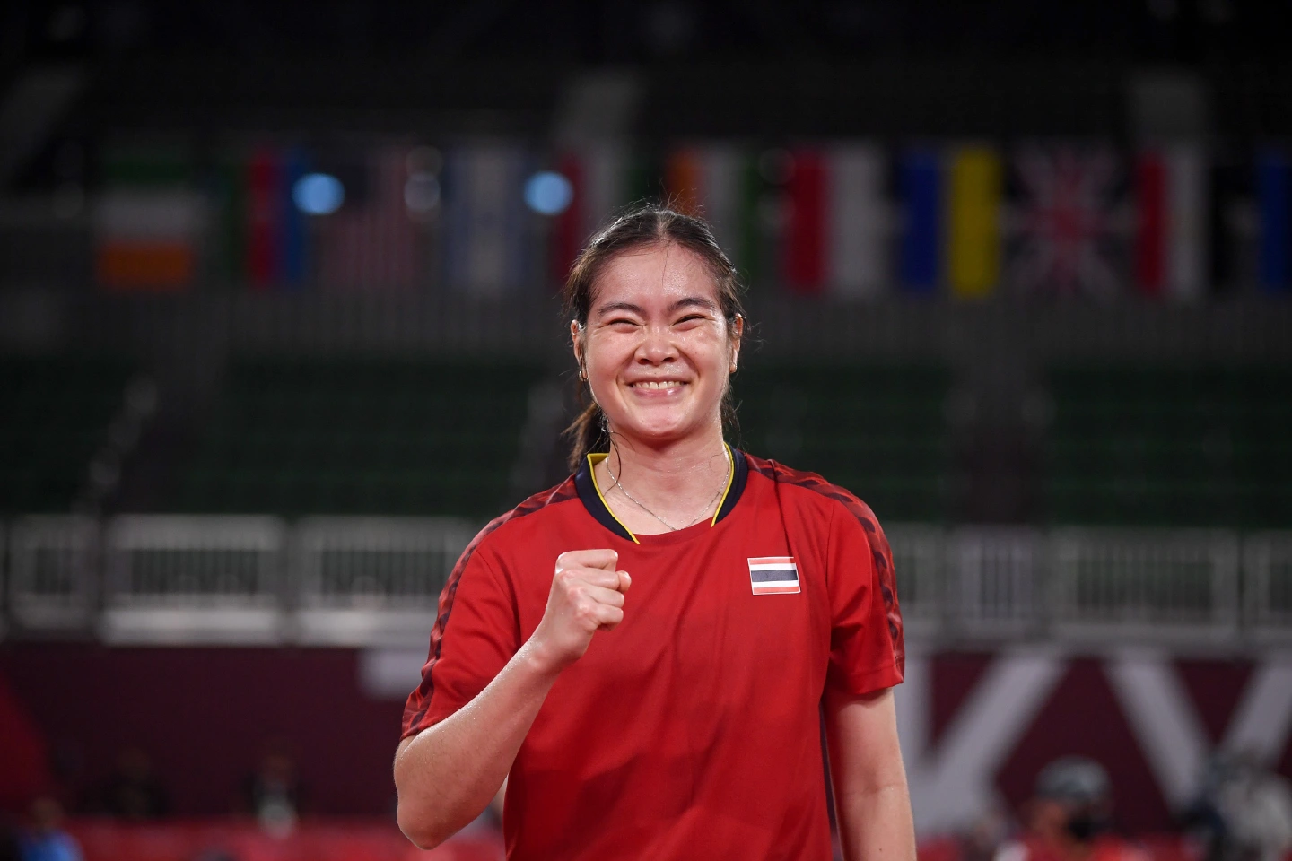 Busanan tops group, faces world No 8 in quest for Olympic badminton glory.