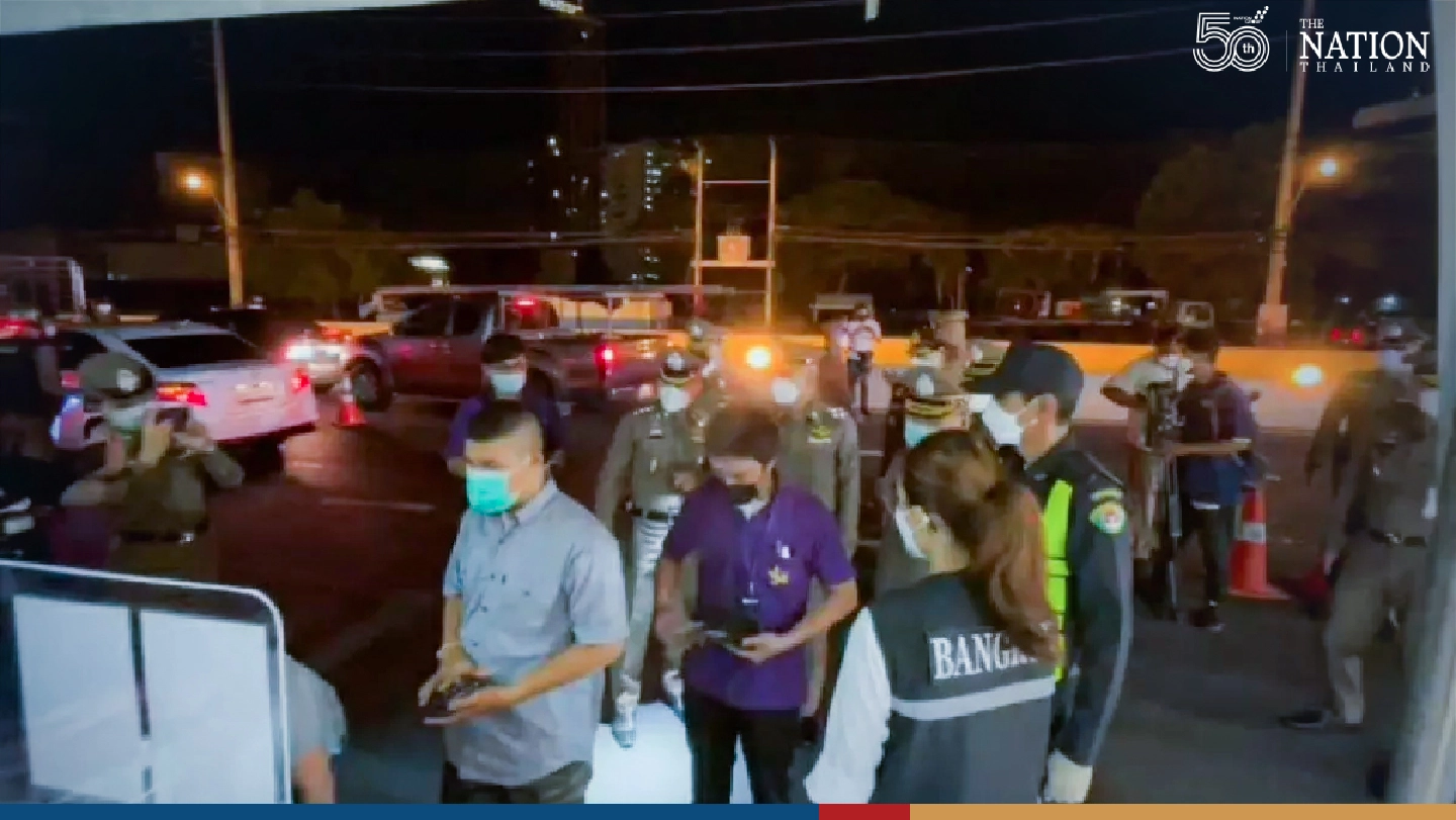8 people arrested on first night of curfew in Greater Bangkok