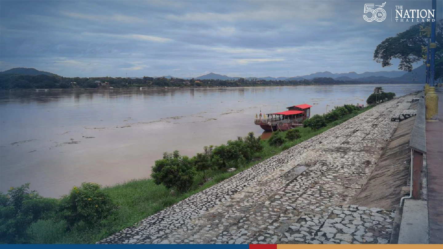 Mekong River levels see strong pulse due to heavy rain, dam release.