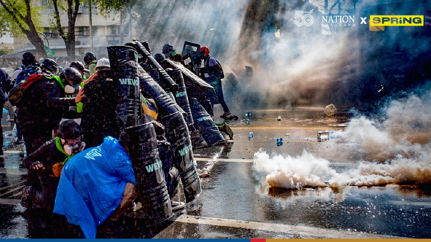 Tear gas was ‘standard procedure’ for pro-democracy protest on Sunday, say police