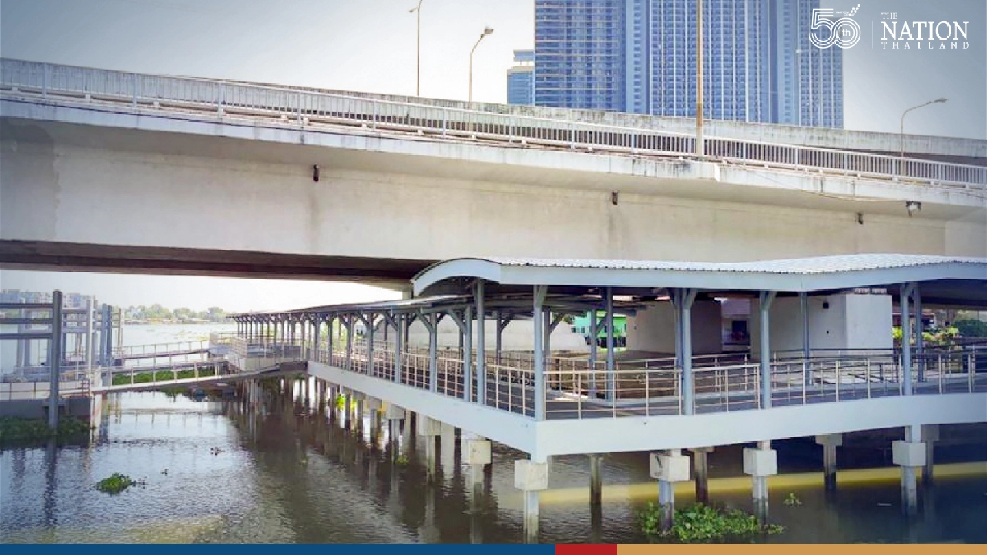 Bangkok’s first boat-to-rail link up and running at Phra Nangklao Pier