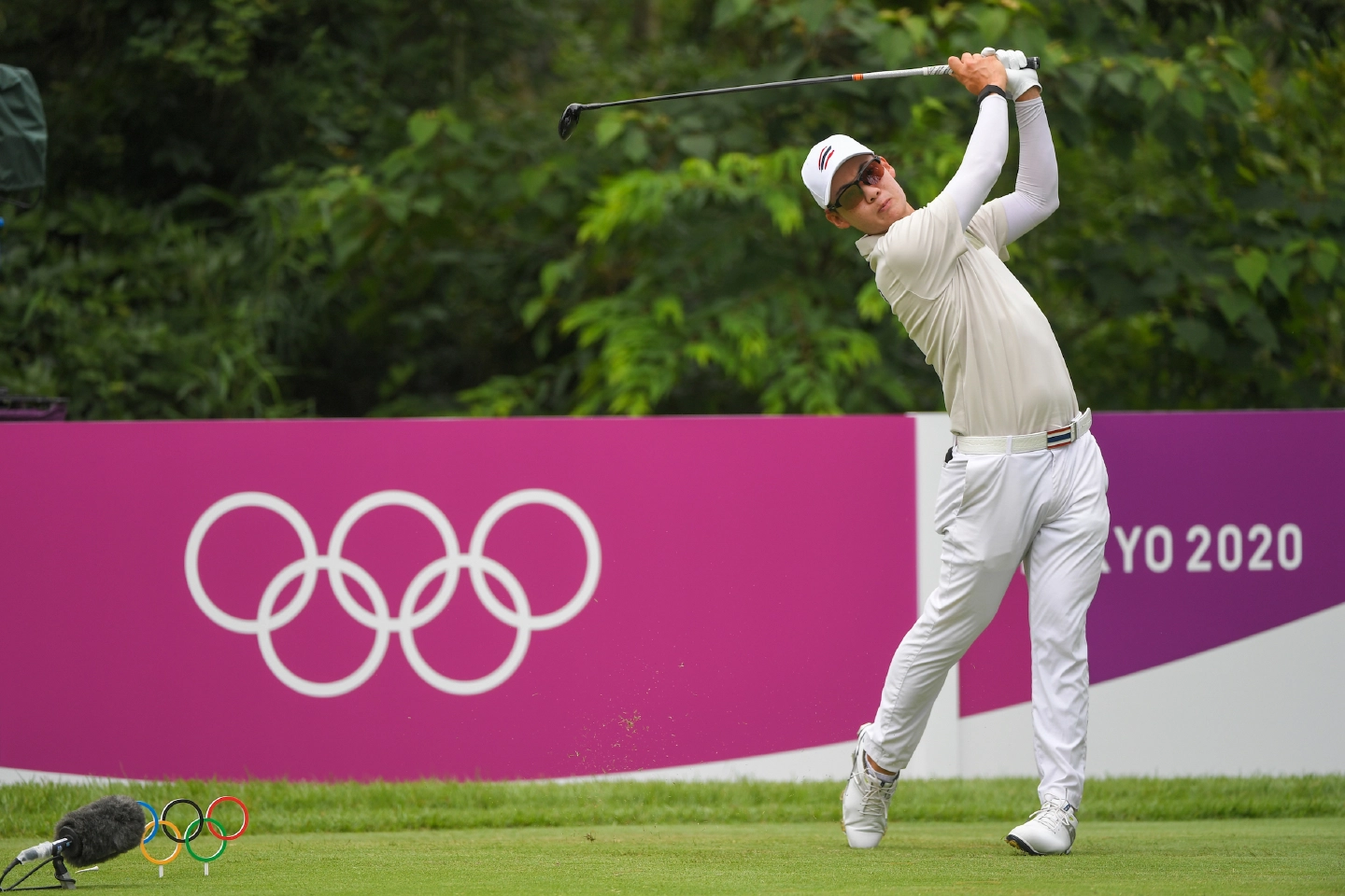 THAILANDS JAZZ LEADS ASIAN CHARGE WITH GLORIOUS 64 IN OLYMPICS MENS GOLF COMPETITION