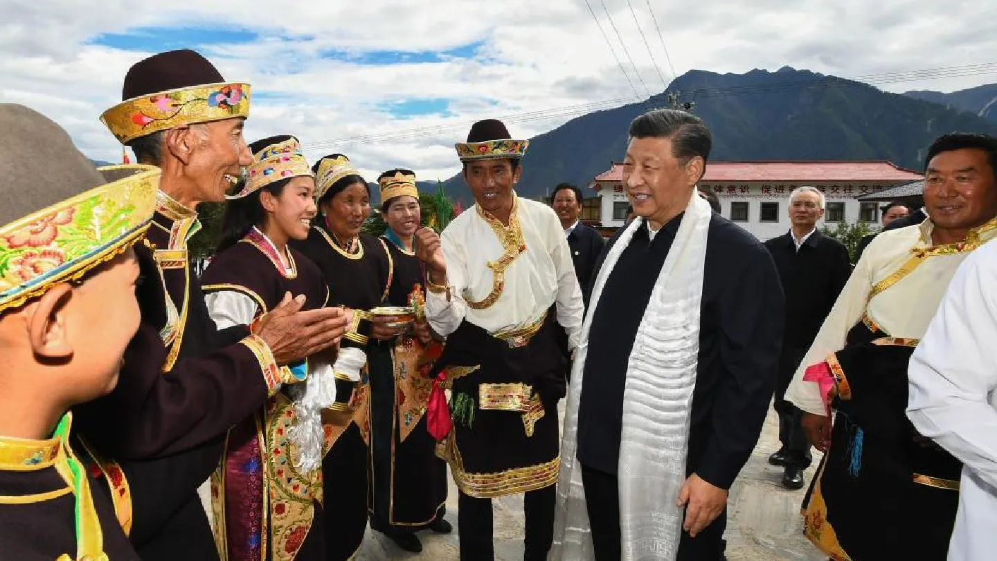 Xi hails Tibets 7 decades of progress