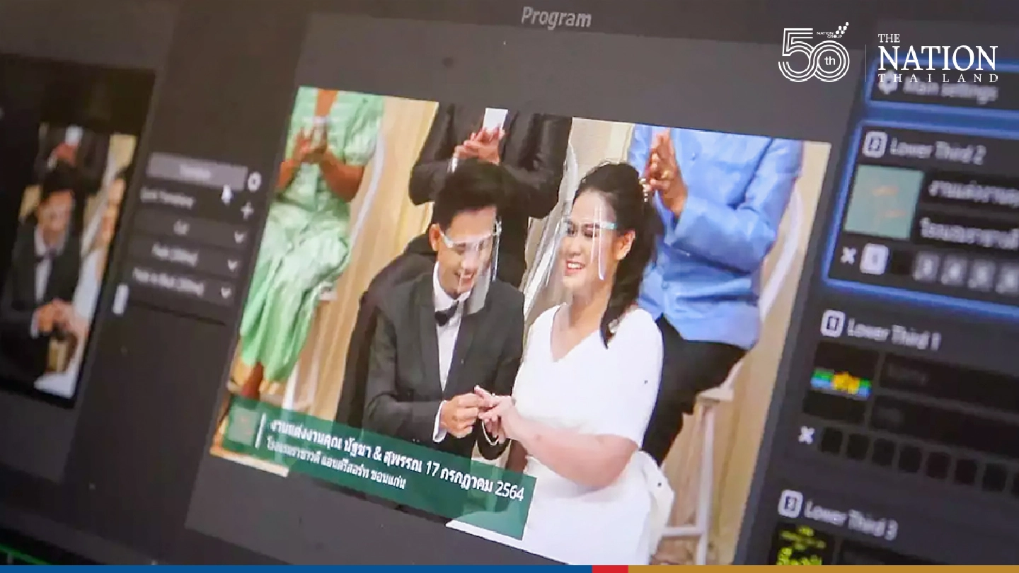 Khon Kaen couple tie the knot after three false starts due to Covid-19 Khon Kaen couple tie the knot after three false starts due to Covid-19