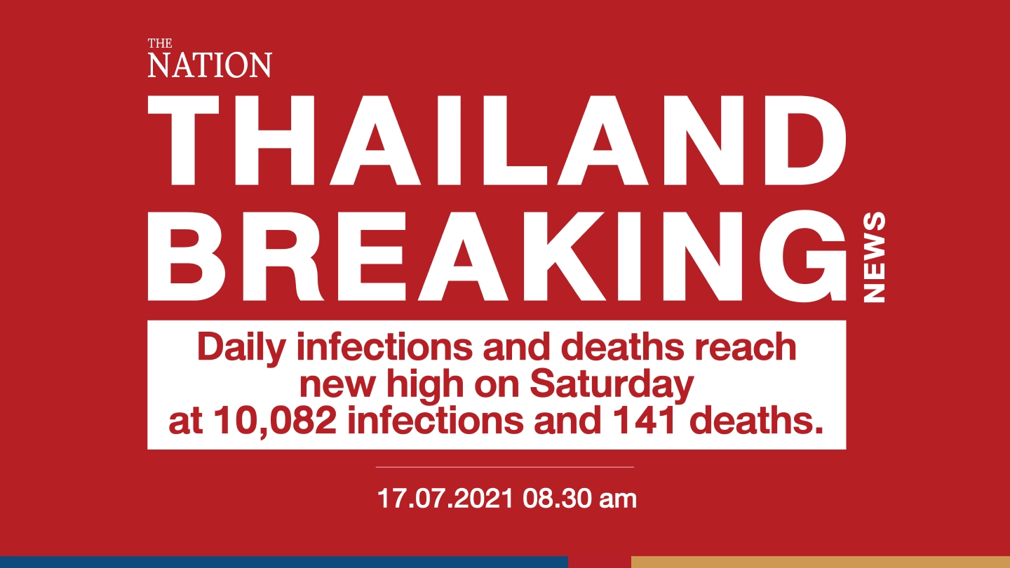 Daily infections and deaths reach new high on Saturday at 10,082 infections and 141 deaths