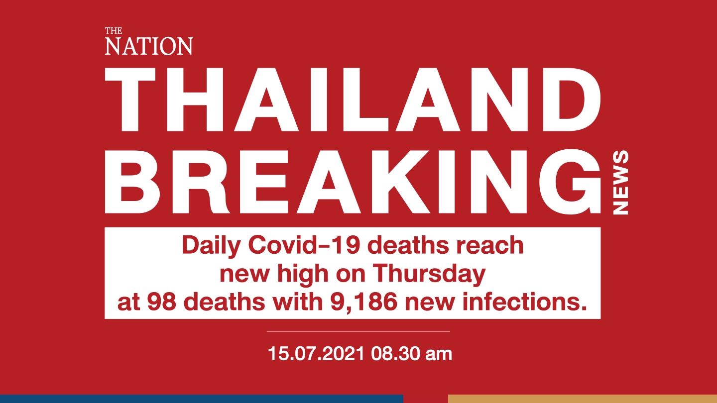 Daily Covid-19 deaths reach new high on Thursday at 98 deaths with 9,186 new infections