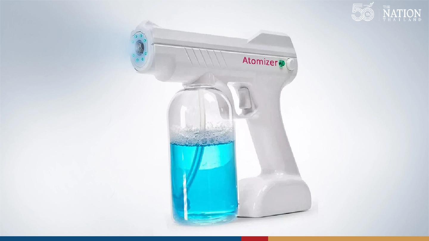 Alcohol spray guns dangerous and ineffective says Thai FDA