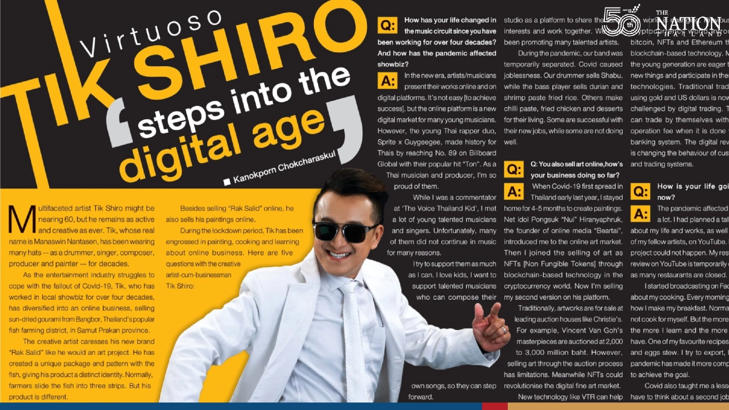 Virtuoso Tik Shiro steps into the digital age Virtuoso Tik Shiro steps into the digital age