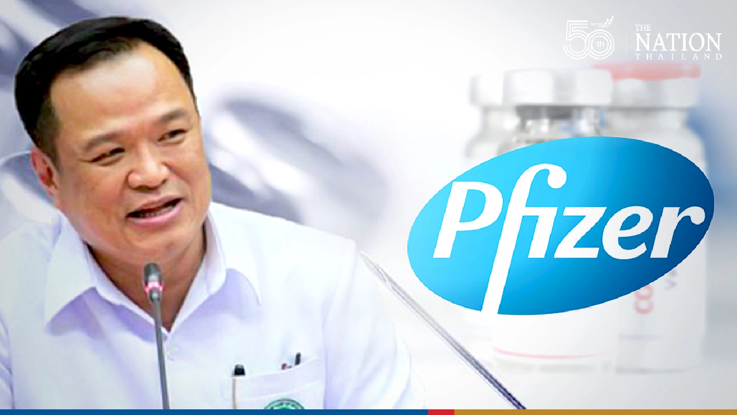Anutin pushes for another 50 million doses of Pfizer vaccine