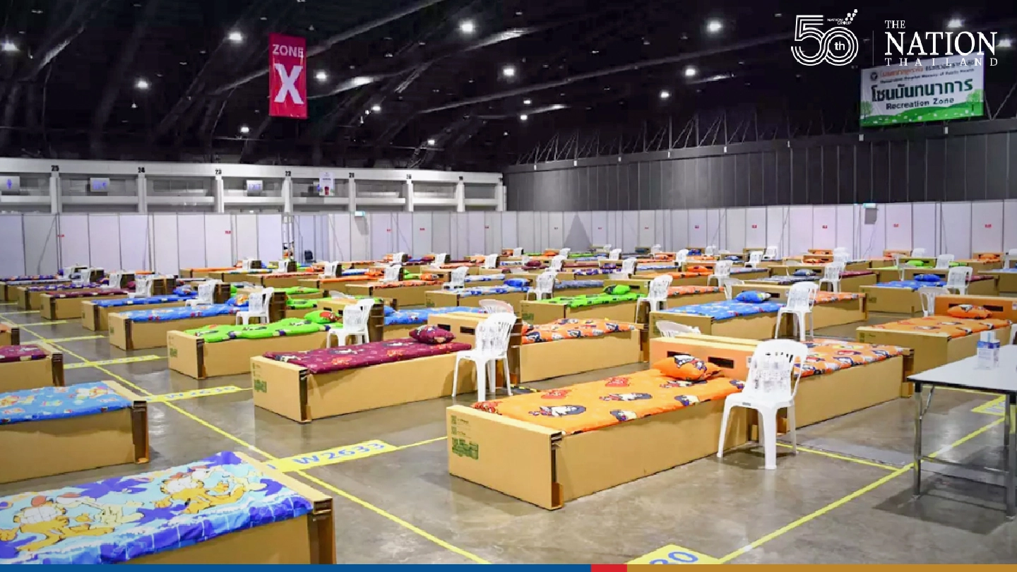 Ministry adds more beds to Nonthaburi field hospital