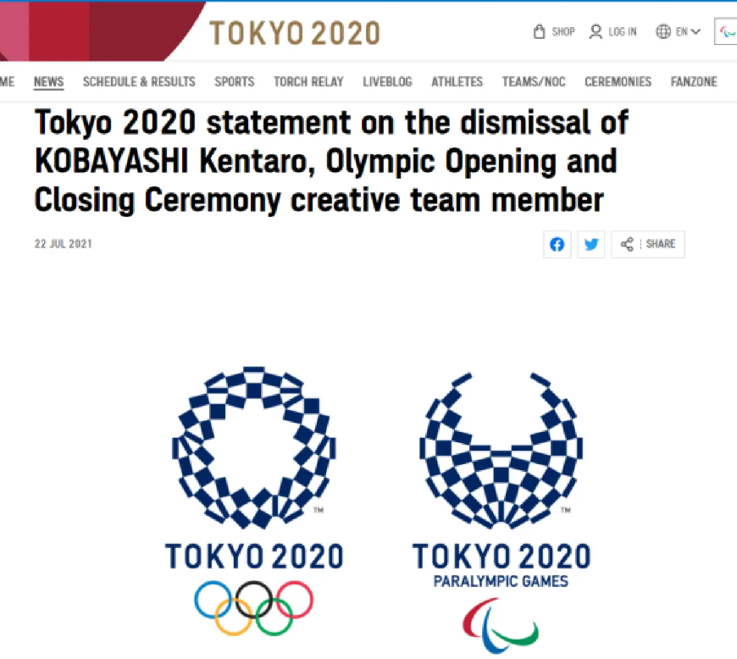 Tokyo 2020 opening ceremony director steps down over past comments on Holocaust Tokyo 2020 opening ceremony director steps down over past comments on Holocaust