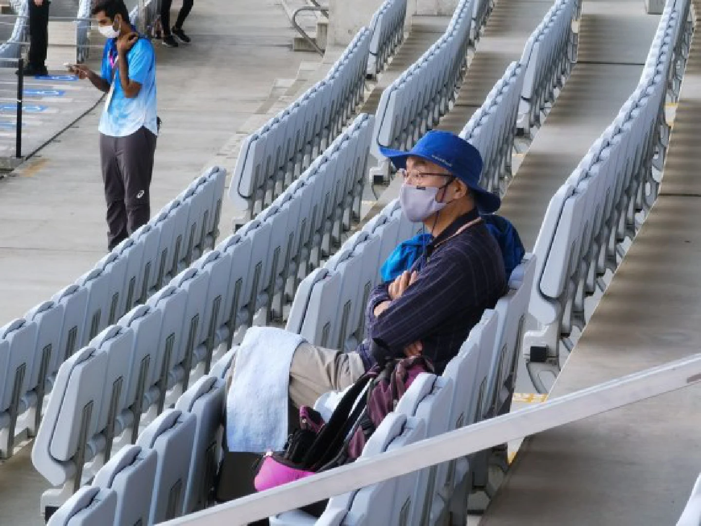 Miyagi stadium welcomes Olympic spectators with restraints Miyagi stadium welcomes Olympic spectators with restraints