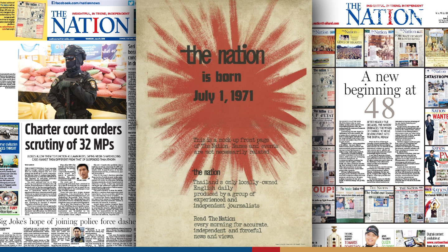 The Nation Thailand’s message to readers on its 50th birthday
