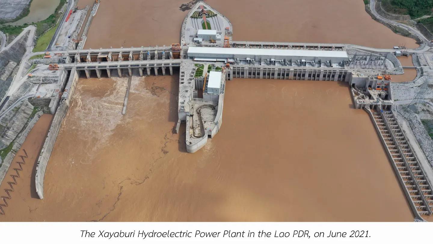 Xayaburi Power explains the flow rates of Mekong are affected by Tropical Storm Cempaka