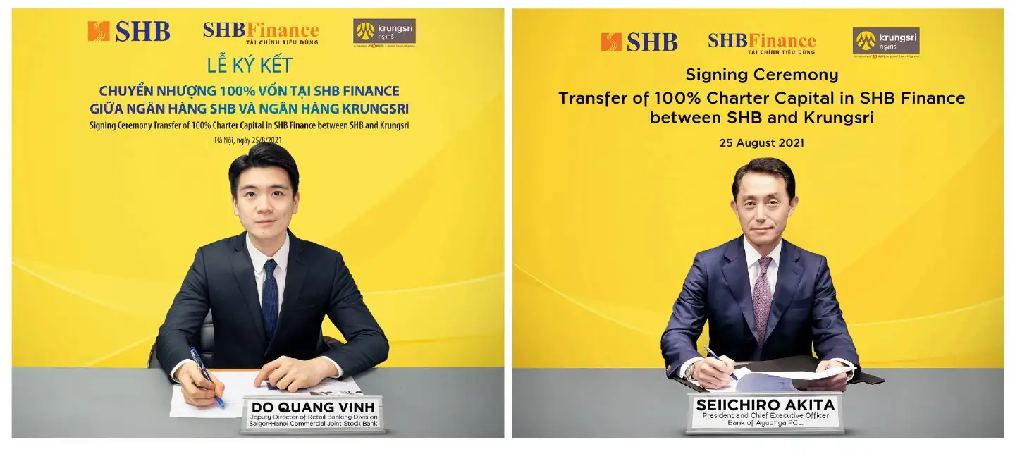 Krungsri enters Vietnam through the acquisition of SHB Finance