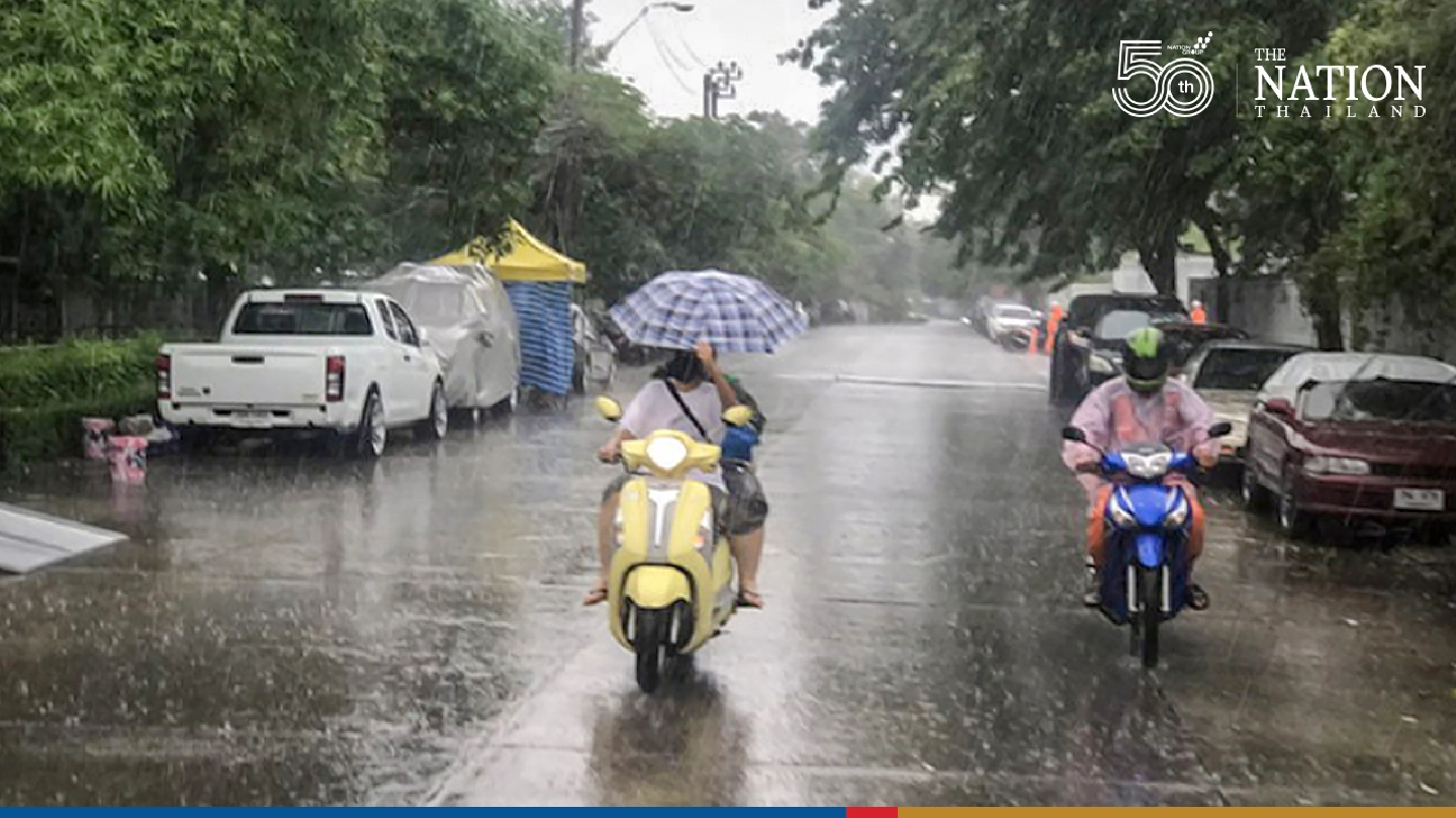Rains ease in upper Thailand, isolated heavy rains in lower South