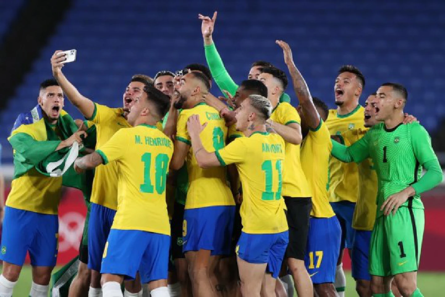 Brazil retains Olympic mens football gold medal with extra time goal Brazil retains Olympic mens football gold medal with extra time goal