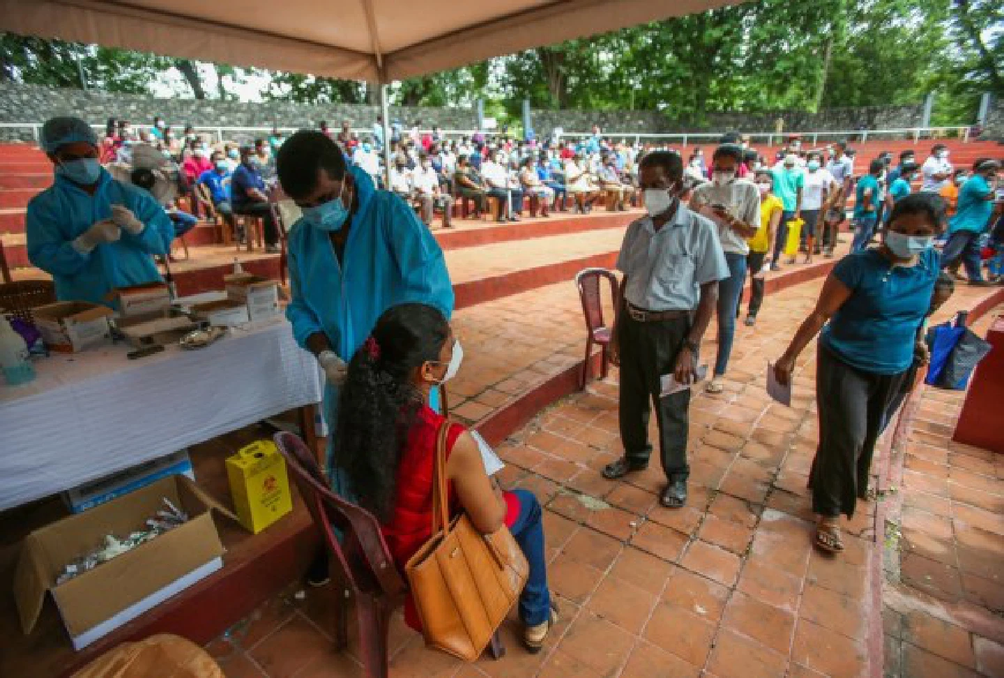 Asia Album: People get vaccinated in Sri Lanka, as Delta variant spreads amid 3rd wave