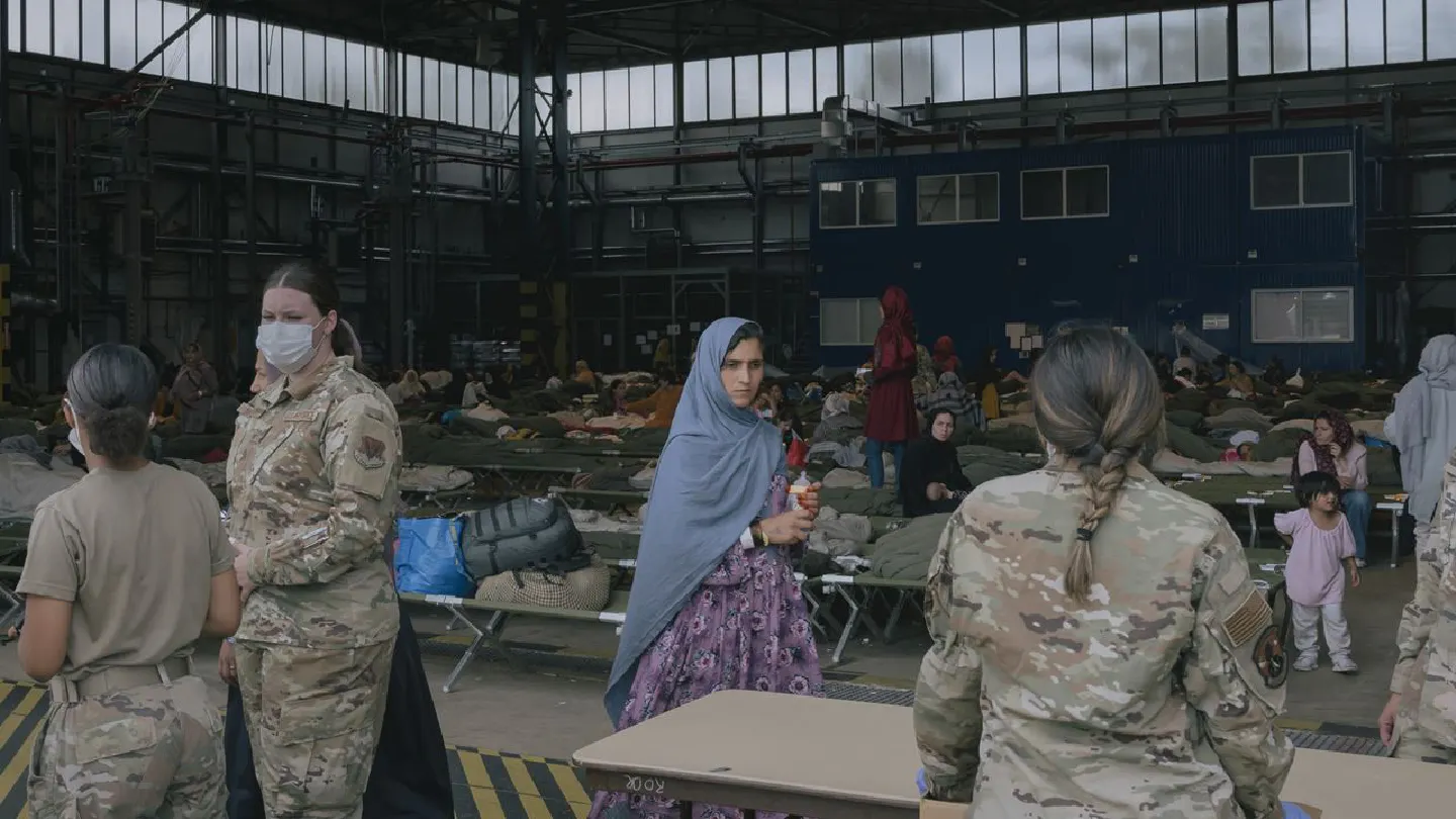 Separation mixes with hope and uncertainty in the U.S. base hosting Afghan evacuees Separation mixes with hope and uncertainty in the U.S. base hosting Afghan evacuees