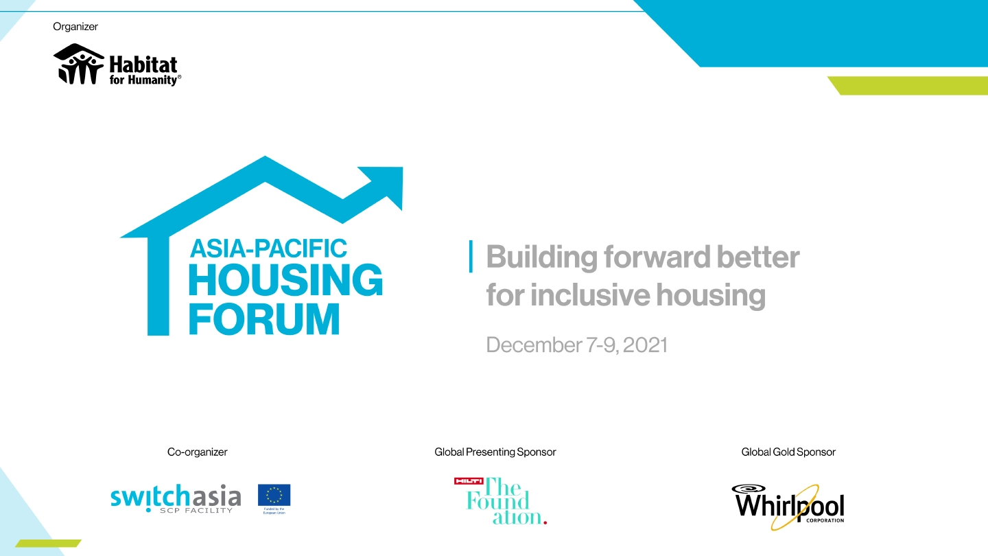 Habitat for Humanity to hold Asia-Pacific Housing Forum in Thailand for the third time