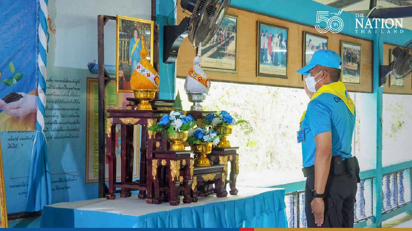 Narathiwat raises forest of love for Queen Mother’s birthday