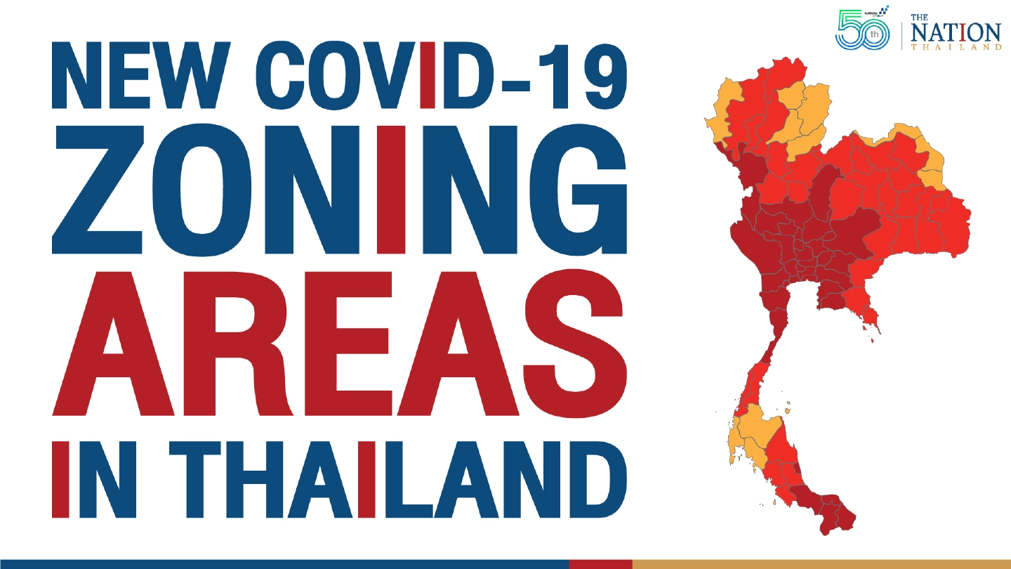 Classification of provinces under dark red, red and orange Covid zones announced