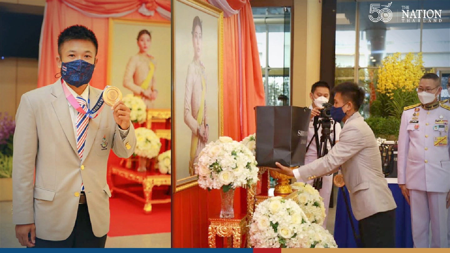 Olympic hero Sudaporn receives surprise gift from Princess Sirivannavari
