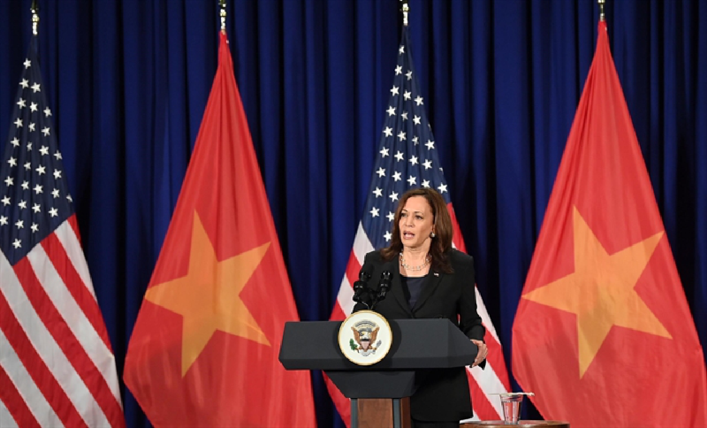 US, Vietnam work together on pushing back threats to freedom of navigation, international rules-based order: Harris US, Vietnam work together on pushing back threats to freedom of navigation, international rules-based order: Harris