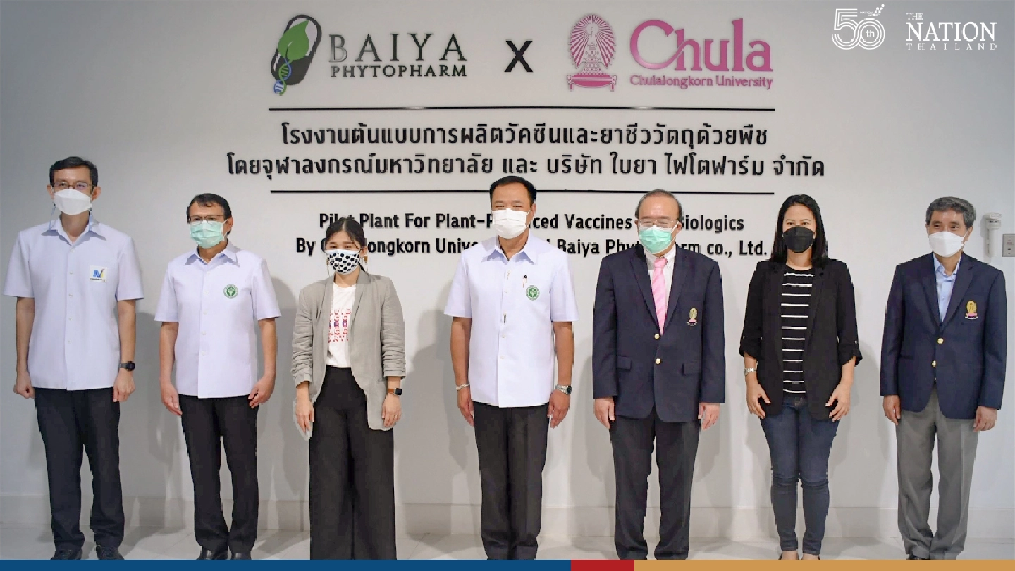 Pilot plant to make tobacco-based vaccine launched in Bangkok Pilot plant to make tobacco-based vaccine launched in Bangkok