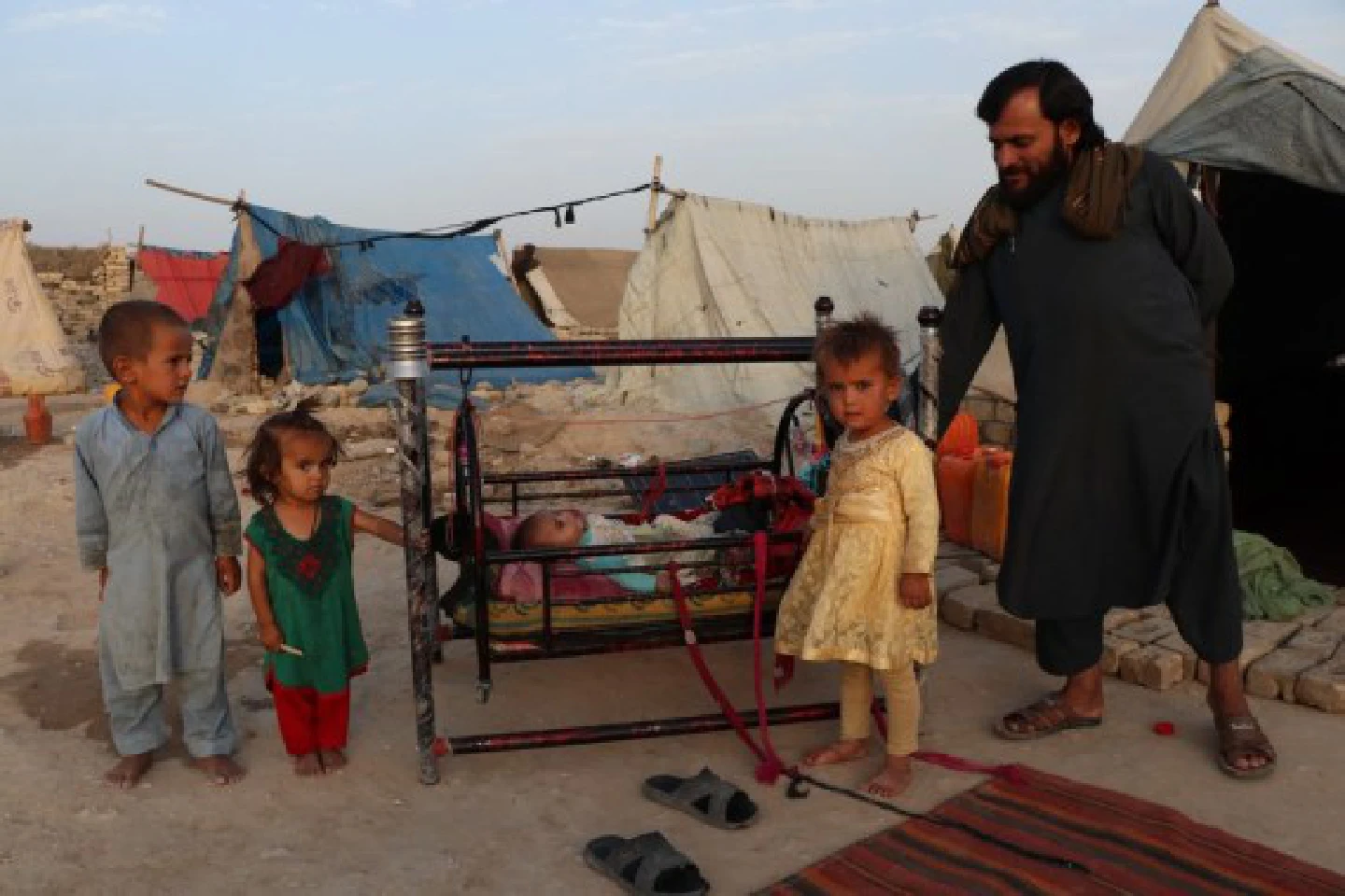 Displaced Afghan families suffer in makeshift camps, hoping to live in peace Displaced Afghan families suffer in makeshift camps, hoping to live in peace