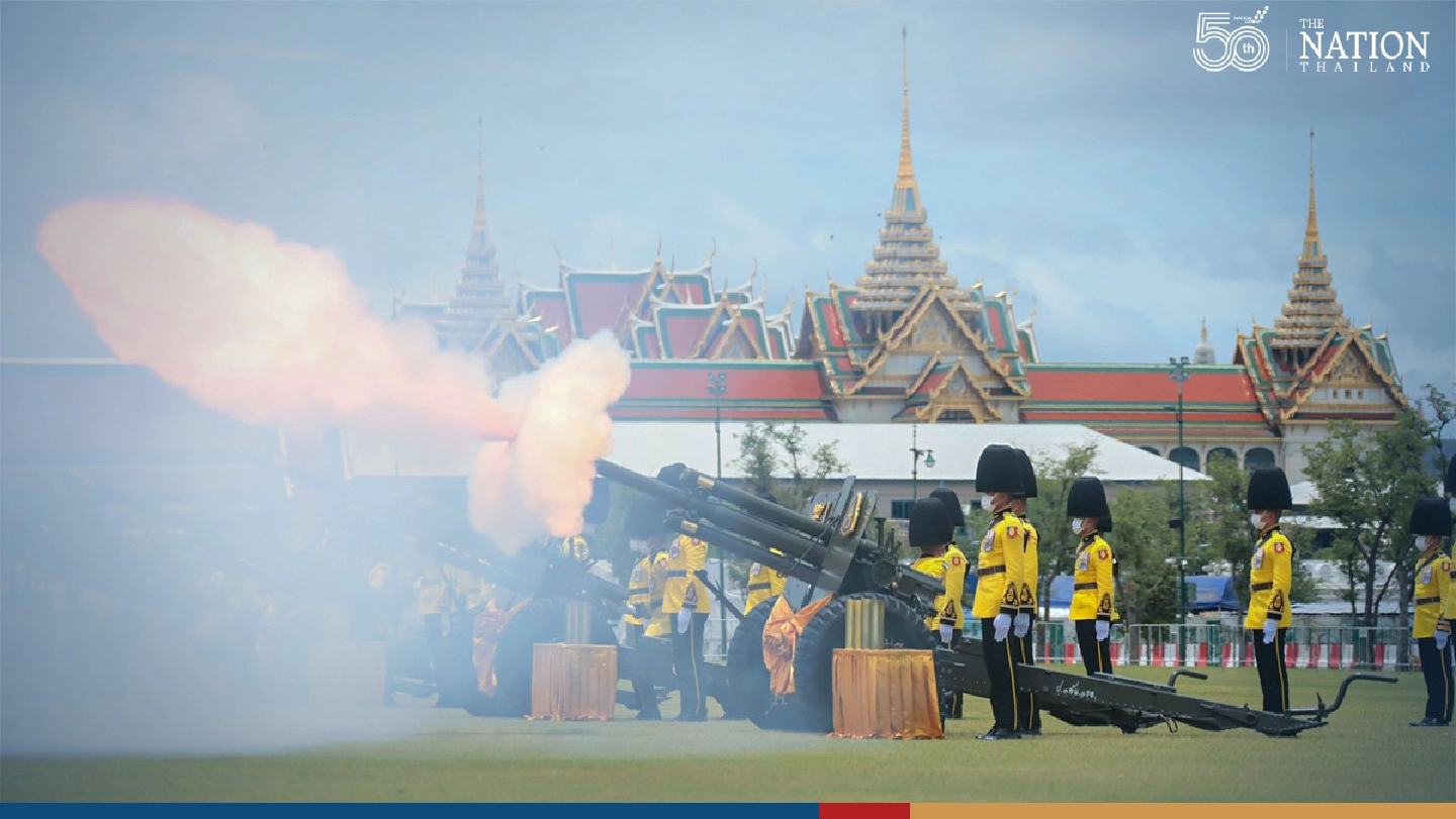 Royal Thai Armed Forces mark HM Queen Mother’s birthday with 21-gun salute