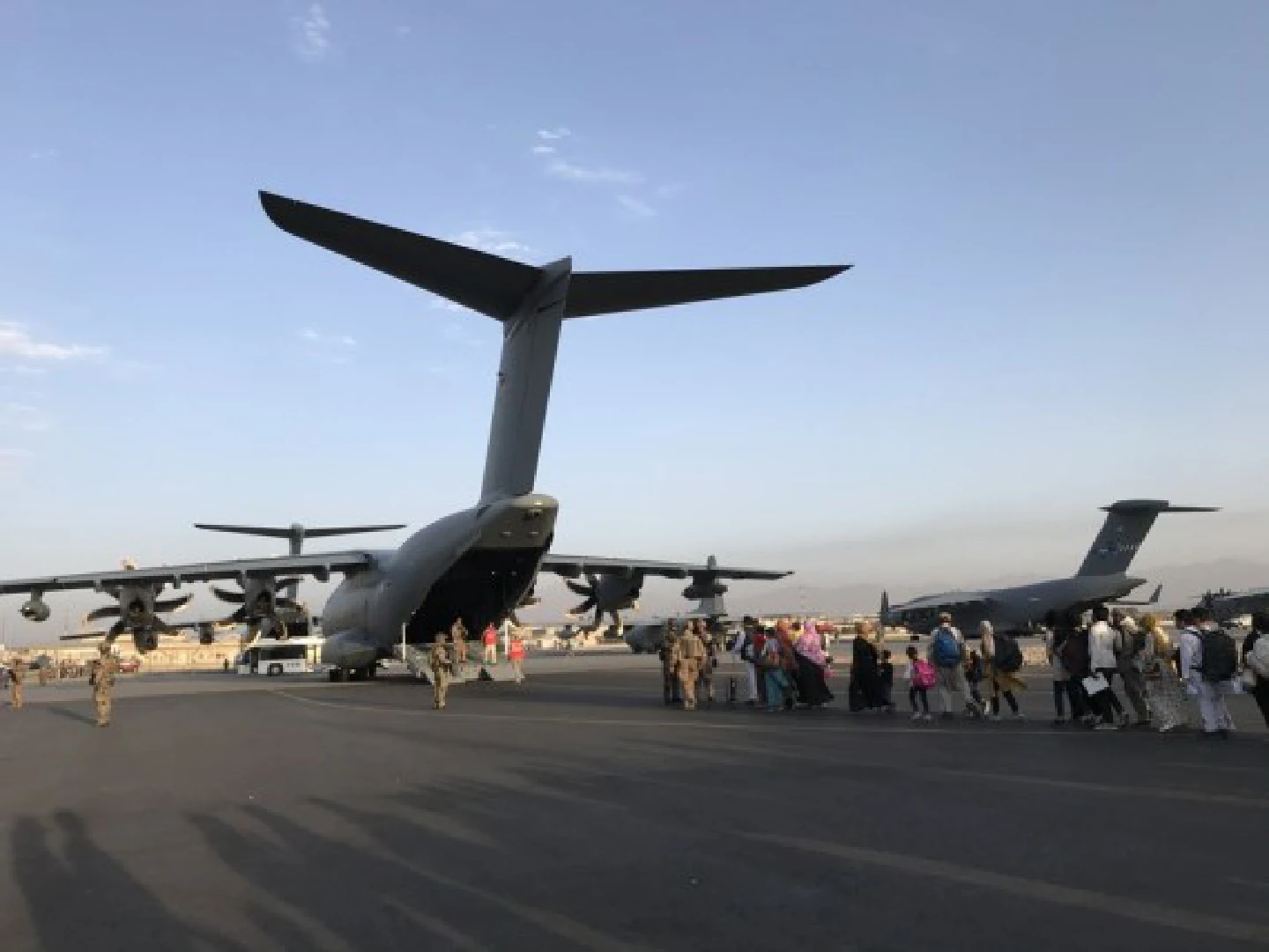 Asia Album: Evacuation underway at Kabul airport in Afghanistan