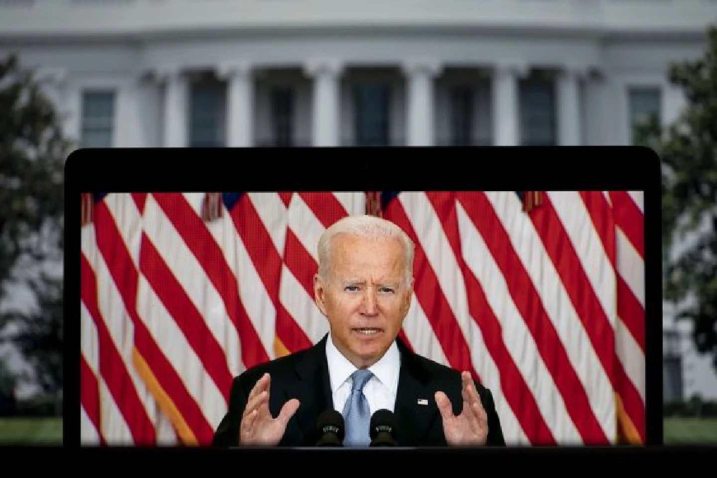 Biden says chaos from U.S. Afghan drawdown unavoidable