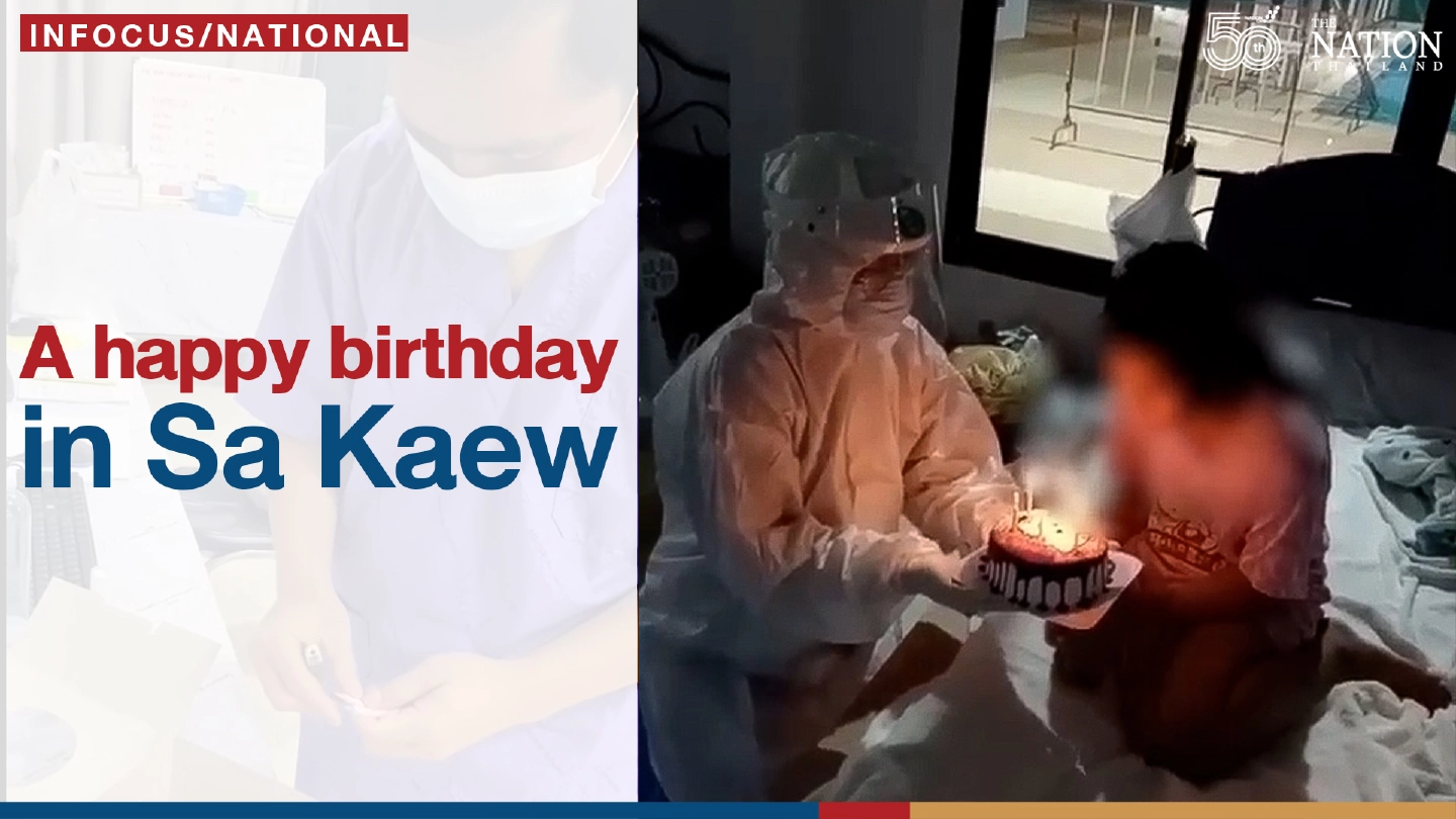 A happy birthday in Sa Kaew