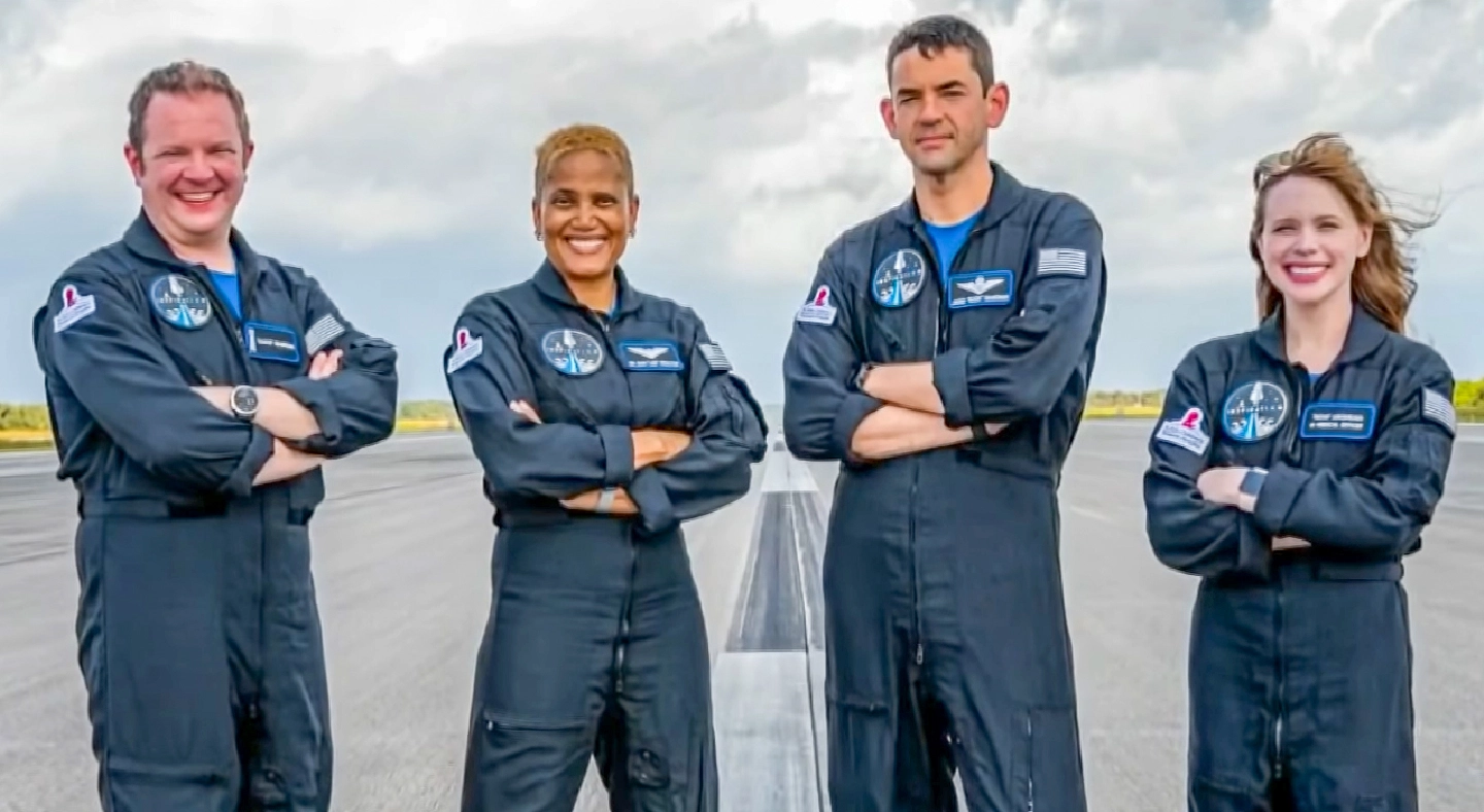 They could be your neighbors and theyre going to space. SpaceX gets ready to fly the Inspiration4 crew. They could be your neighbors and theyre going to space. SpaceX gets ready to fly the Inspiration4 crew.