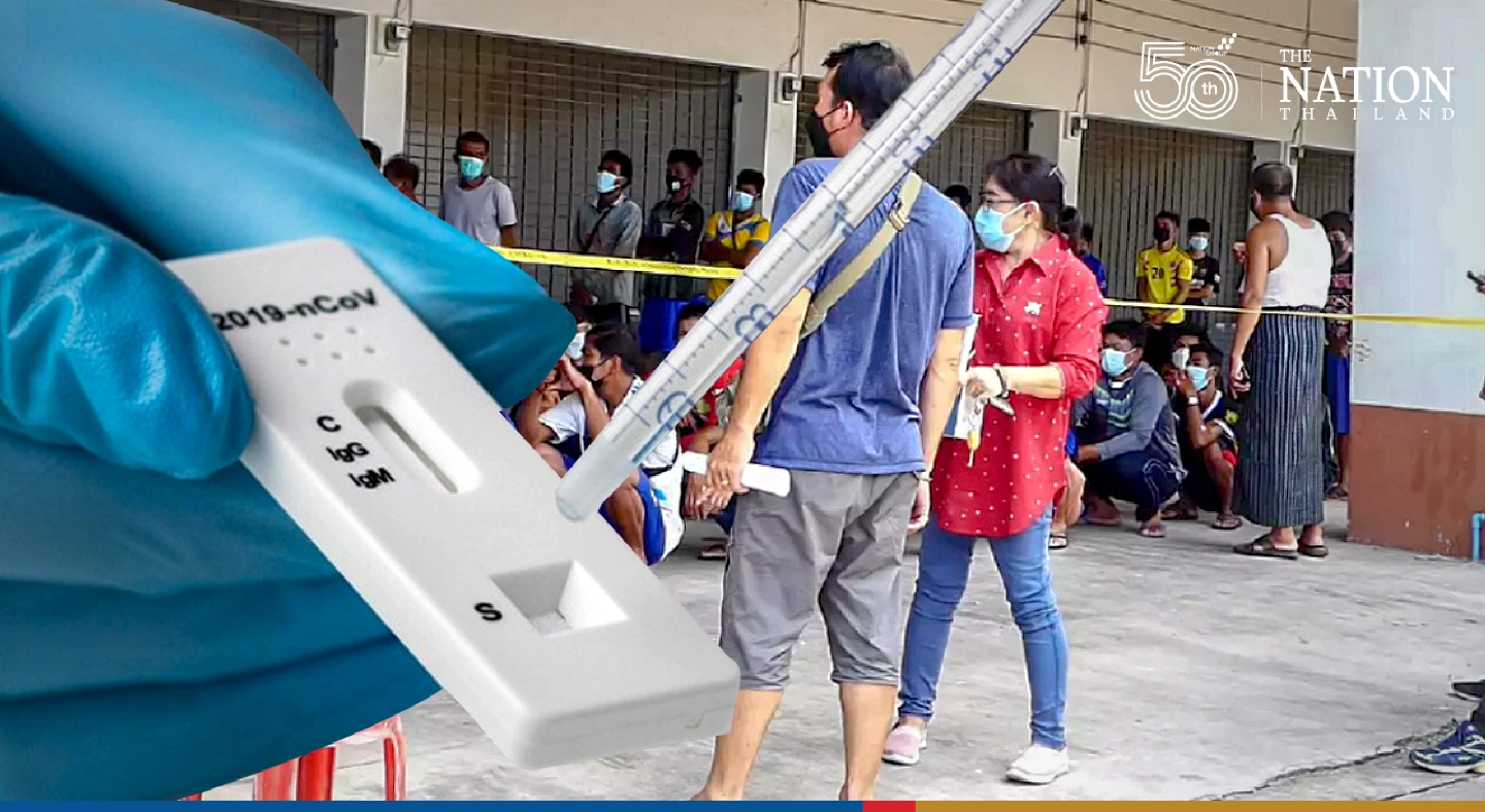 Chumphon launches Covid-19 testing for Thai and migrant fishermen