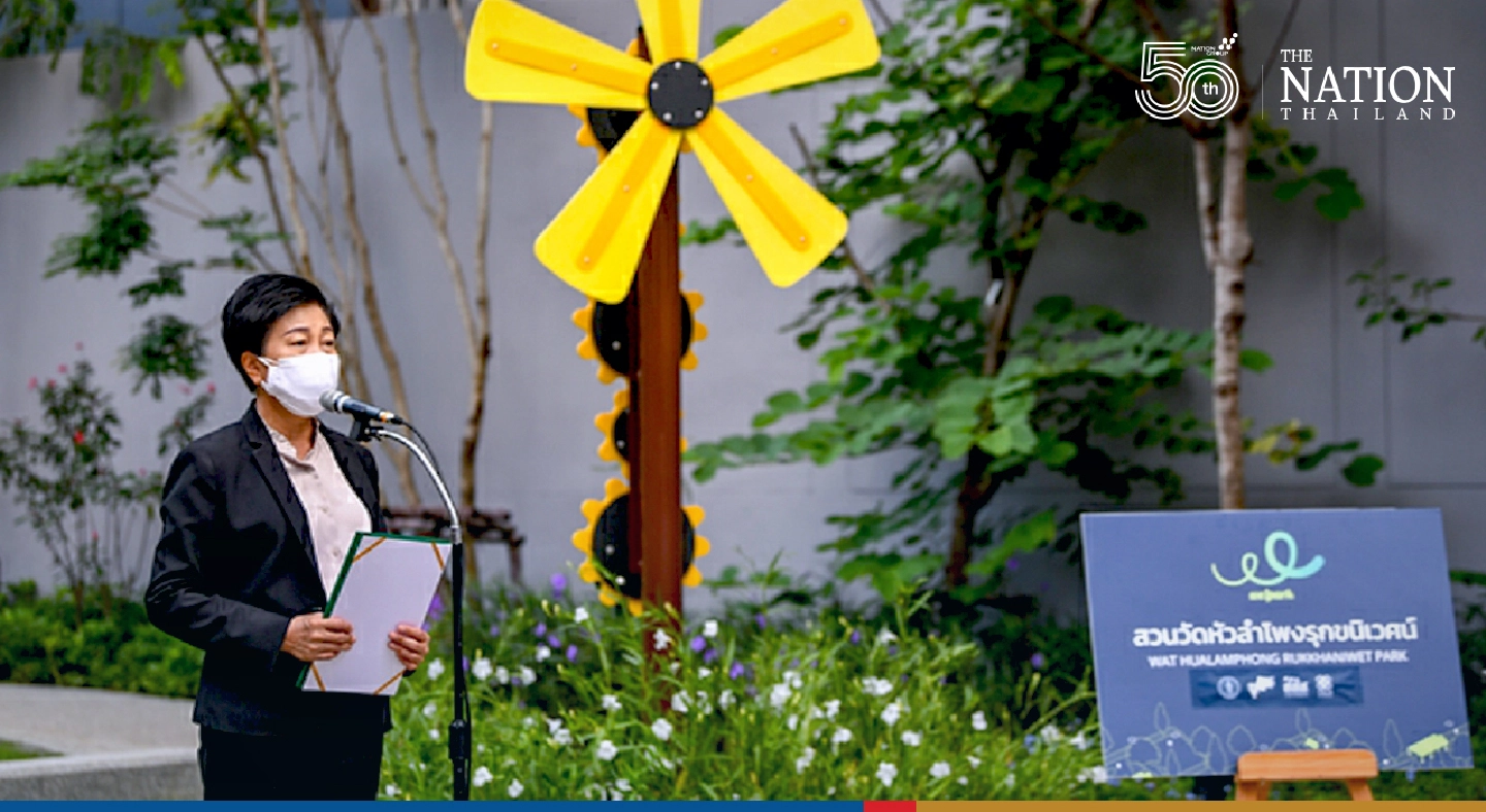 New park opens in central Bangkok