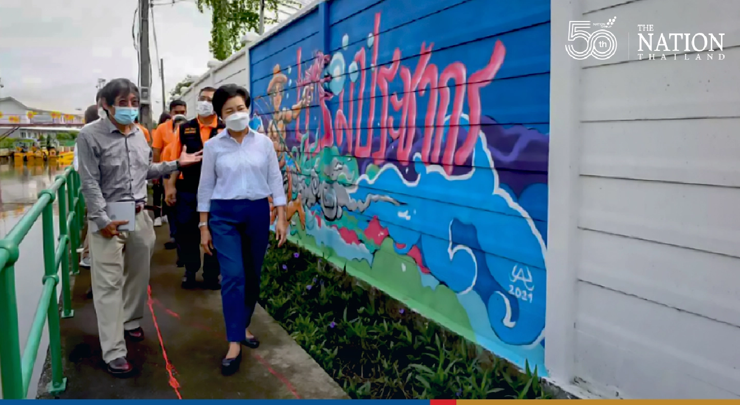 Street art ready to dazzle visitors to Prem Prachakorn canal