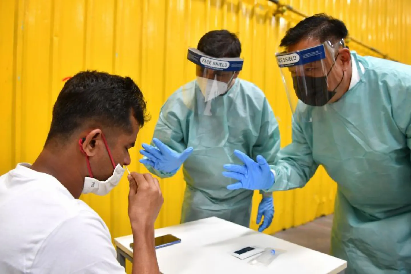 Mandatory self-testing for migrant workers in Singapore dorms from Sept 13 Mandatory self-testing for migrant workers in Singapore dorms from Sept 13