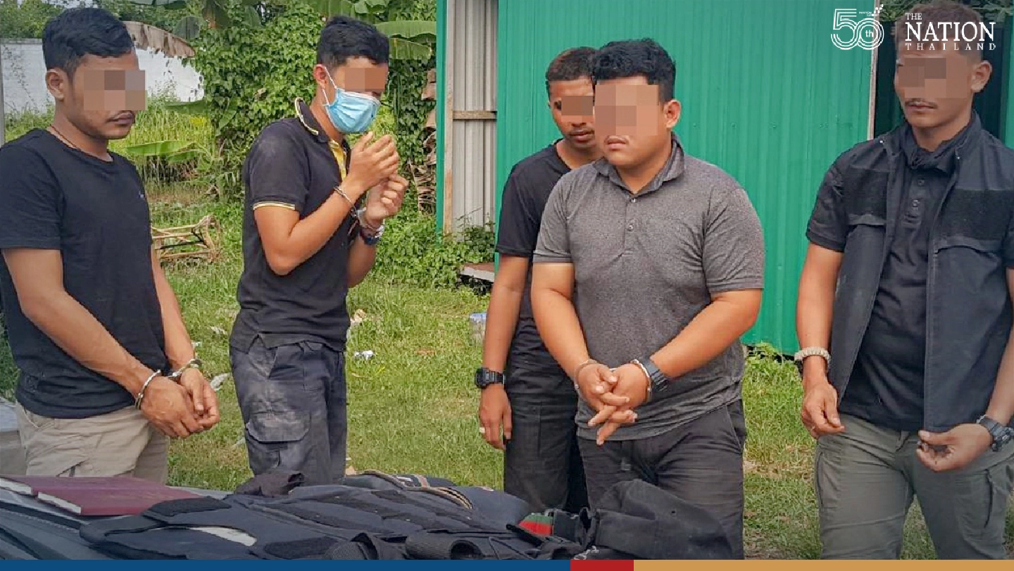 Extortion racket by fake police in Pattani busted Extortion racket by fake police in Pattani busted