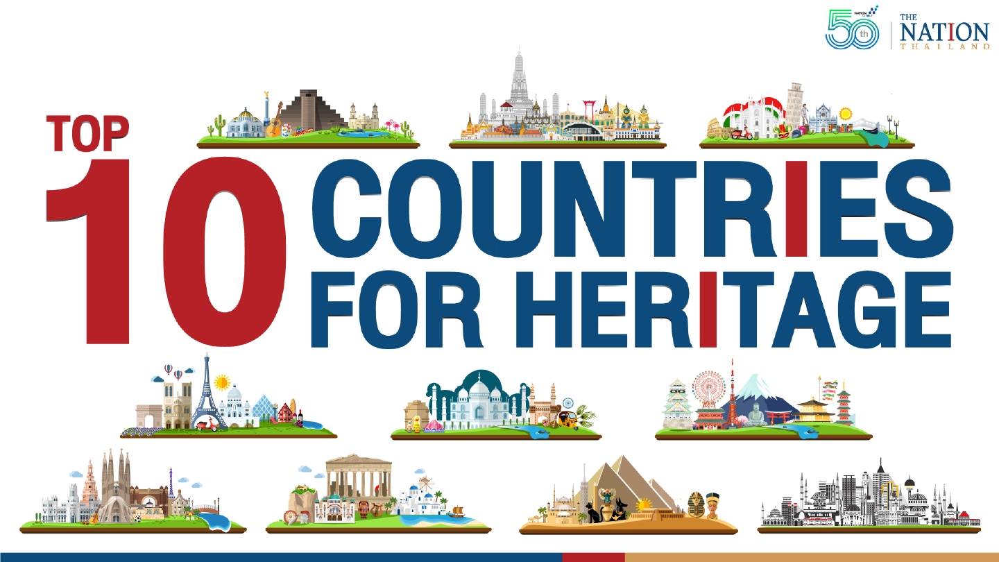 Thailand ranks top in Asean for heritage sites Thailand ranks top in Asean for heritage sites