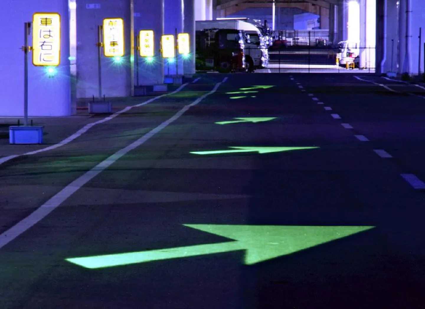 Japan expressway operator develops technology to project signs on roads